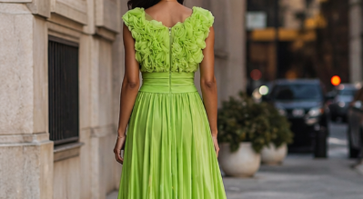 Vestido Esmeralda Bloom Elegance
