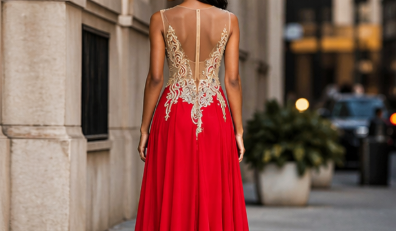 Vestido Rubí Éclat Couture