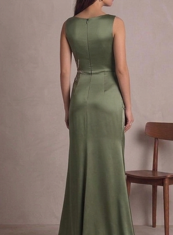 Vestido de Gala "Bosque Encantado" en Tul Bordado y Pedrería Grafito