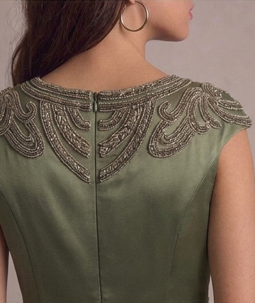 Vestido de Gala "Bosque Encantado" en Tul Bordado y Pedrería Grafito