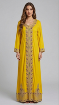 Elegancia Marroquí en Amarillo Radiante
