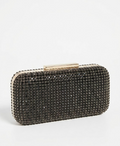 Clutch Rígido "Noche de Onix" con Cristales Negros