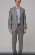 Traje Christian Dior de Dos Piezas en Gris Plata Texturizado