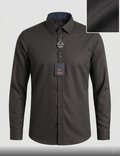 Camisa Formal TRM en Negro Azabache – Diseño "Minimalist Dark"
