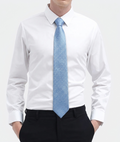 Corbata Silk Jacquard Louis Vuitton con Micro-patrón Geométrico.