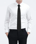 Corbata de Traje Negra Texturizada – Estilo Clásico y Atemporal.