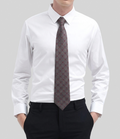 Elegante Corbata de Seda Jacquard con Micro-patrón Medallón Floral.